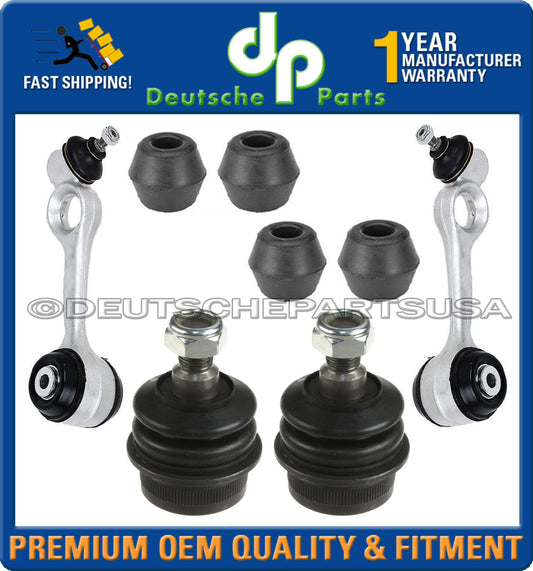 MERCEDES  W126 UPPER + LOWER CONTROL ARM BALL JOINT JOINTS BUSHINGS SET 8