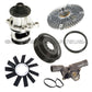 WATER PUMP + PULLEY + FAN CLUTCH + BLADE + THERMOSTAT COOLING KIT for BMW E36 Z3