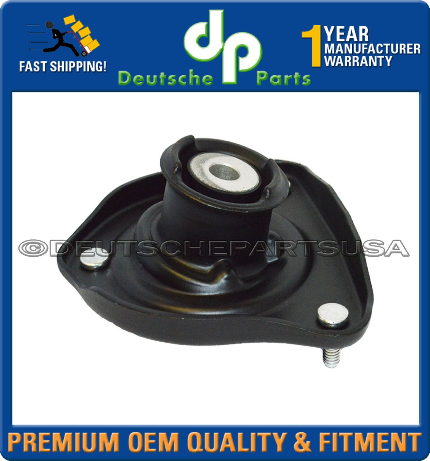 PORSCHE 997 911 C4 4S TURBO FRONT Upper Suspension Strut Shock Mount Mounts SET