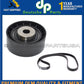 Porsche 911 Turbo A/C Drive Belt Tensioner Pulley + Drive Belt 93012621601 Set 2