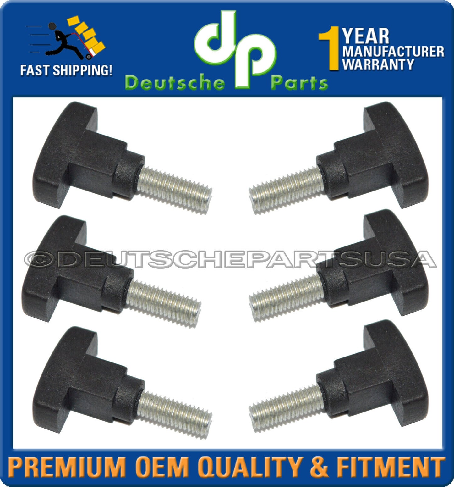 Porsche 911 DECKLID "T" BOLT Engine Grille Mounting Kit w/Hardware 91155943300