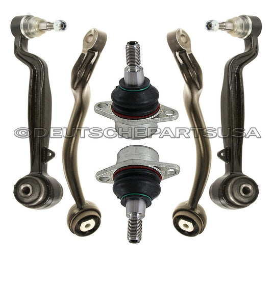 LAND RANGE ROVER FRONT LOWER + UPPER CONTROL ARMS BALL JOINTS LEFT + RIGHT SET 6
