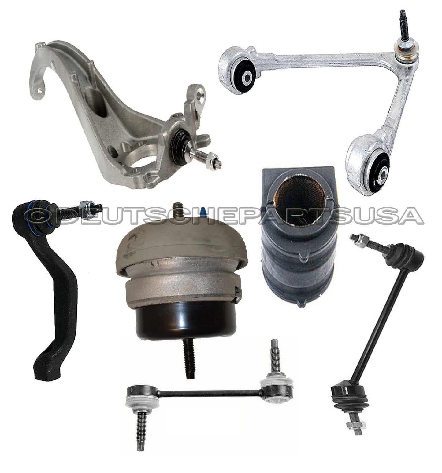 JAGUAR S TYPE CONTROL ARM Ball Joint Tie Rod Sway bar Link Bushing MOTOR MOUNT 7