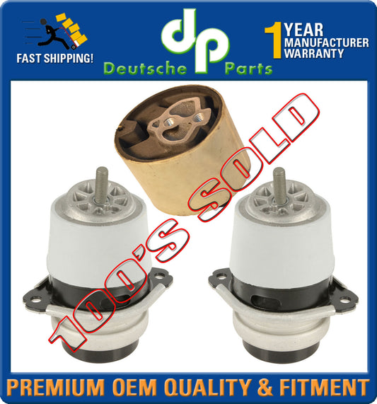 PORSCHE CAYENNE 3.2 3.6 V6 Engine Motor Transmission Mount Mounts LH + RH SET 3