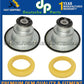 Porsche 986 987 Boxster Cayman Rear Strut Shock Mounts Spring Seat Ring Set 4