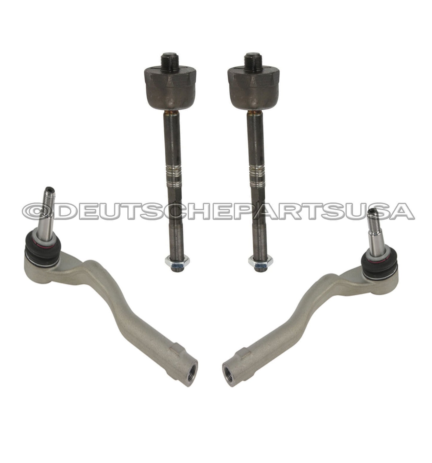 Mercedes W221 W216 4MATIC FRONT INNER + OUTER LEFT +RIGHT STEERING TIE ROD SET 4