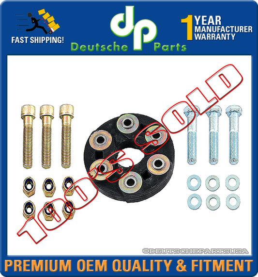 OEM GERMANY MERCEDES W124 W140 W202 W210 DRIVESHAFT FLEX DISC KIT 170 410 0015