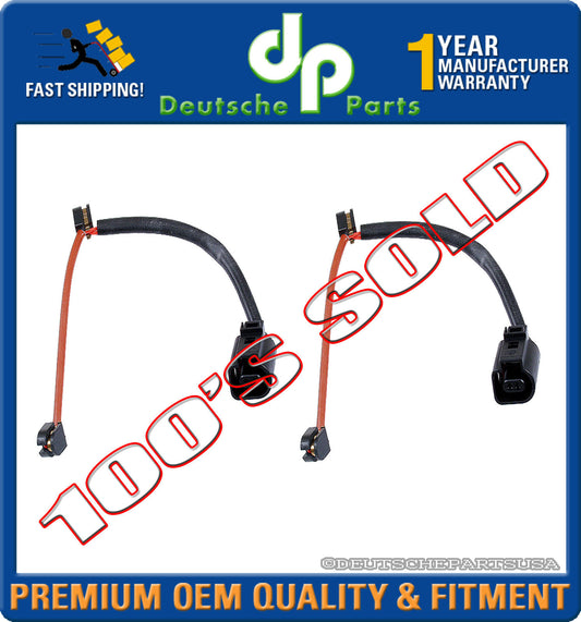 PORSCHE CAYENNE BRAKE PAD WEAR SENSOR INDICATOR REAR SET 2 pc 95561236532 03-10