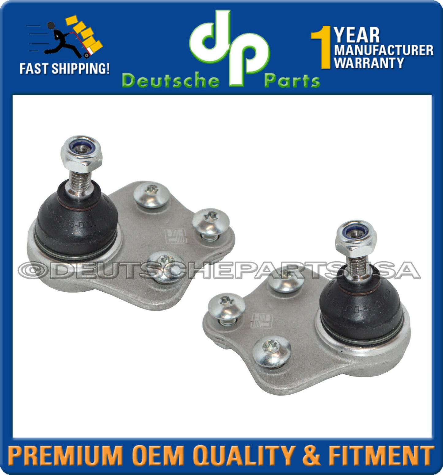 Mercedes W211 W230 W219 E SL CLS UPPER CONTROL Arm Ball Joint 0003301007 SET 2