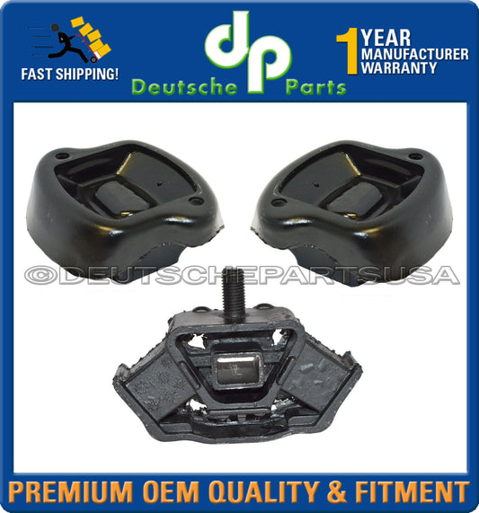 Mercedes BENZ R107 450SL 450SLC Engine Motor Transmission Mount Mounts SET of 3