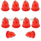 MERCEDES BENZ W124 W203 W209 W210 RED FENDER AND DOOR MOLDING CLIPS - SET 10