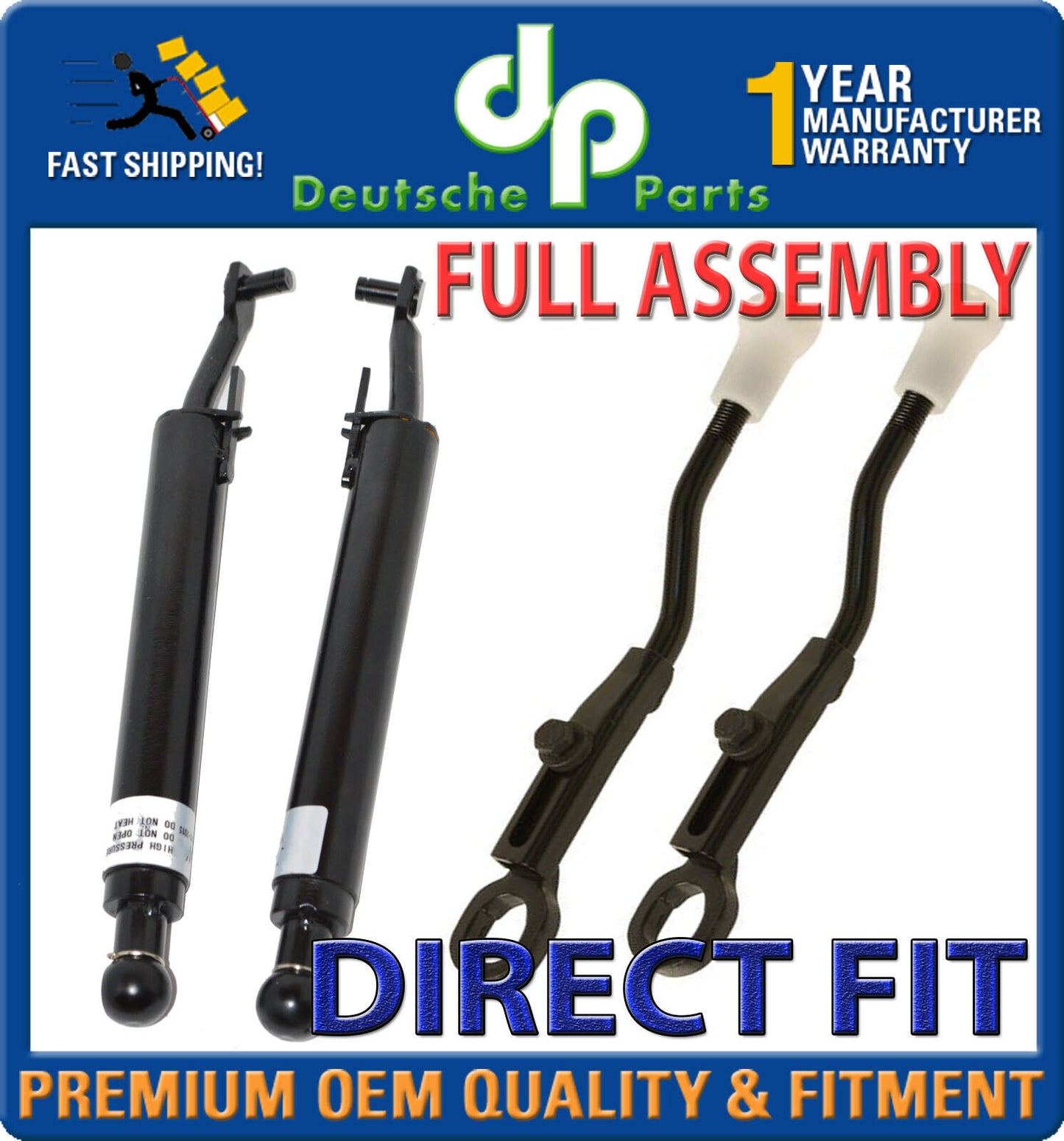 Porsche 987 Boxster Convertible Top Push Rod Transmission Pivot L + R  Set 07-12