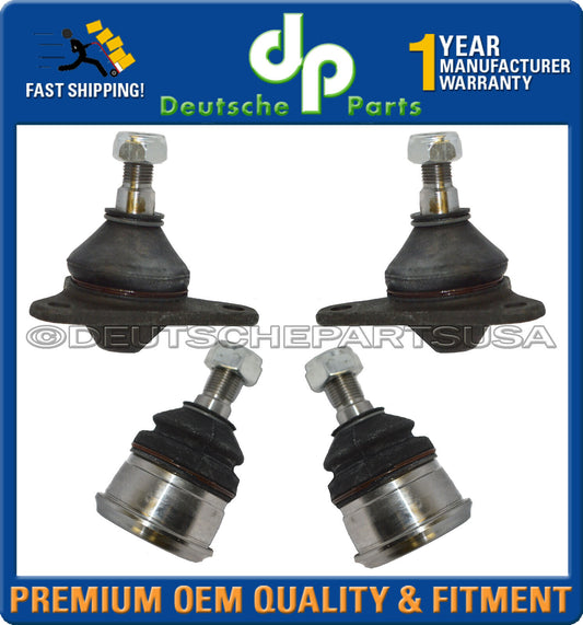 Mercedes R107 W114 W115 Front UPPER + LOWER Suspension Ball Joints L + R Set 4