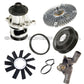 WATER PUMP + PULLEY + FAN CLUTCH + BLADE + THERMOSTAT COOLING KIT for BMW E36 Z3