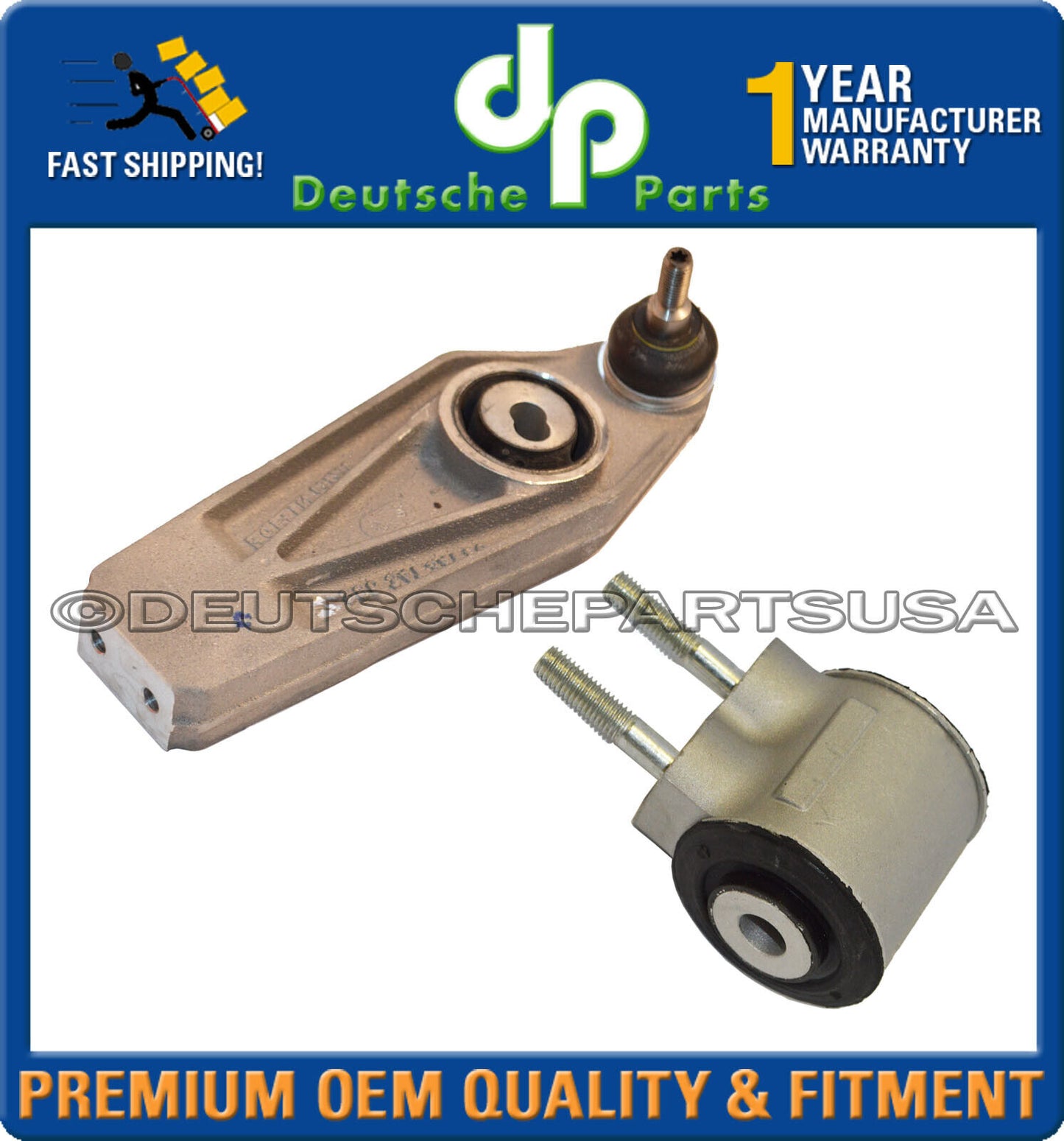 For Porsche 911 Front RH Suspension Control Arm Ball Joint Assembly Mntg Bracket