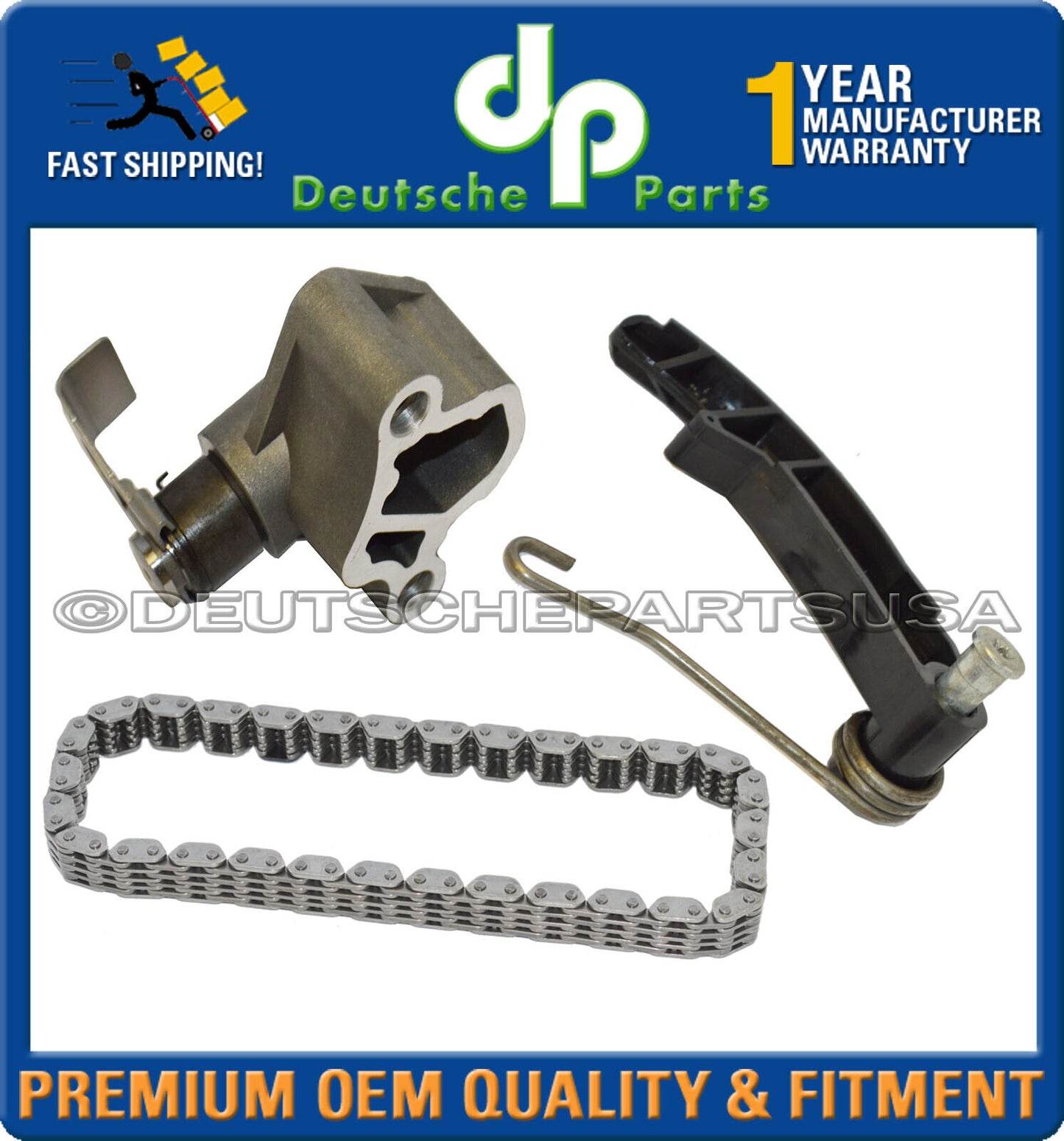 Audi A3 A4 Q5 Upper Timing Chain Tensioner Oil Pump Chain Tensioner Chain Set 3