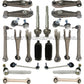 PORSCHE 997 C4 4S TURBO FRONT+ REAR Control ARMS Ball Joints SUSPENSION KIT 30