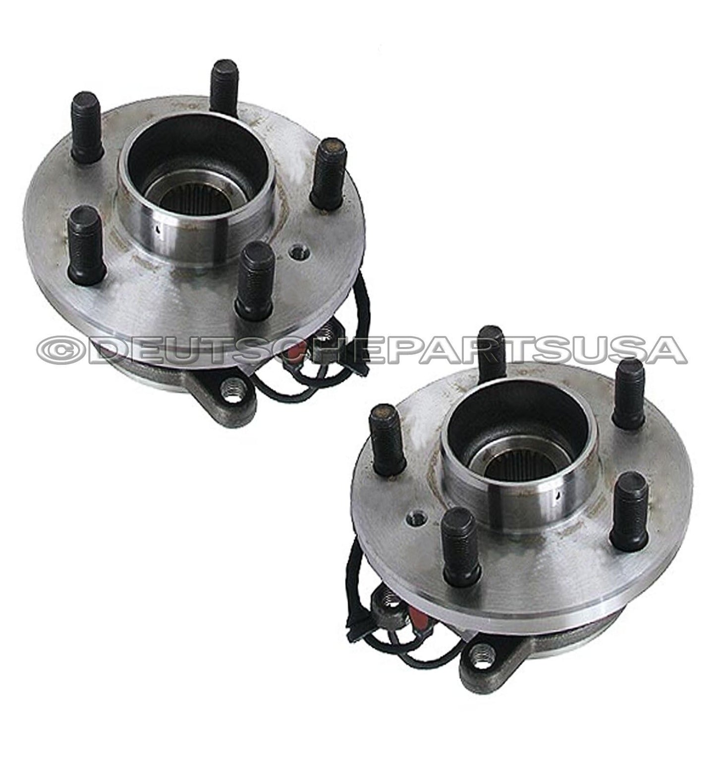 LAND ROVER DISCOVERY REAR WHEEL HUBS BEARINGS ASSEMBLY + SENSOR TAY100050 SET 2