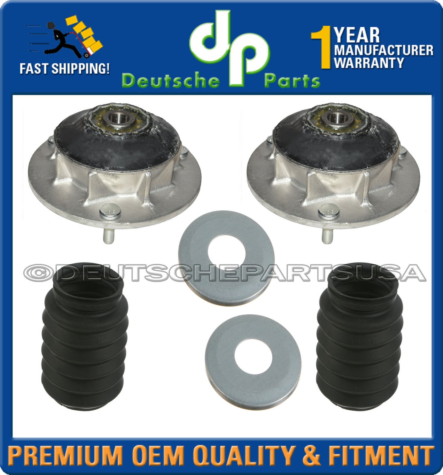 FRONT STRUT SHOCK ABSORBER TOP MOUNT BEARING Fr BMW E90 E91 E92 xi xDrive Set 20