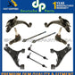 For Land Rover LR4 Front L & R Lower & Upper Suspension Control Arm Kit 10