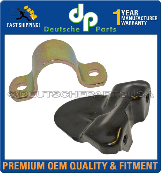 Porsche 911 Rear Sway Bar Bracket + Retaining Bracket 91150118000GRV L  / R Set2