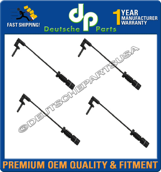 MERCEDES W129 W140 FRONT REAR BRAKE PAD WEAR SENSOR SENSORS INDICATOR 4Pc SET