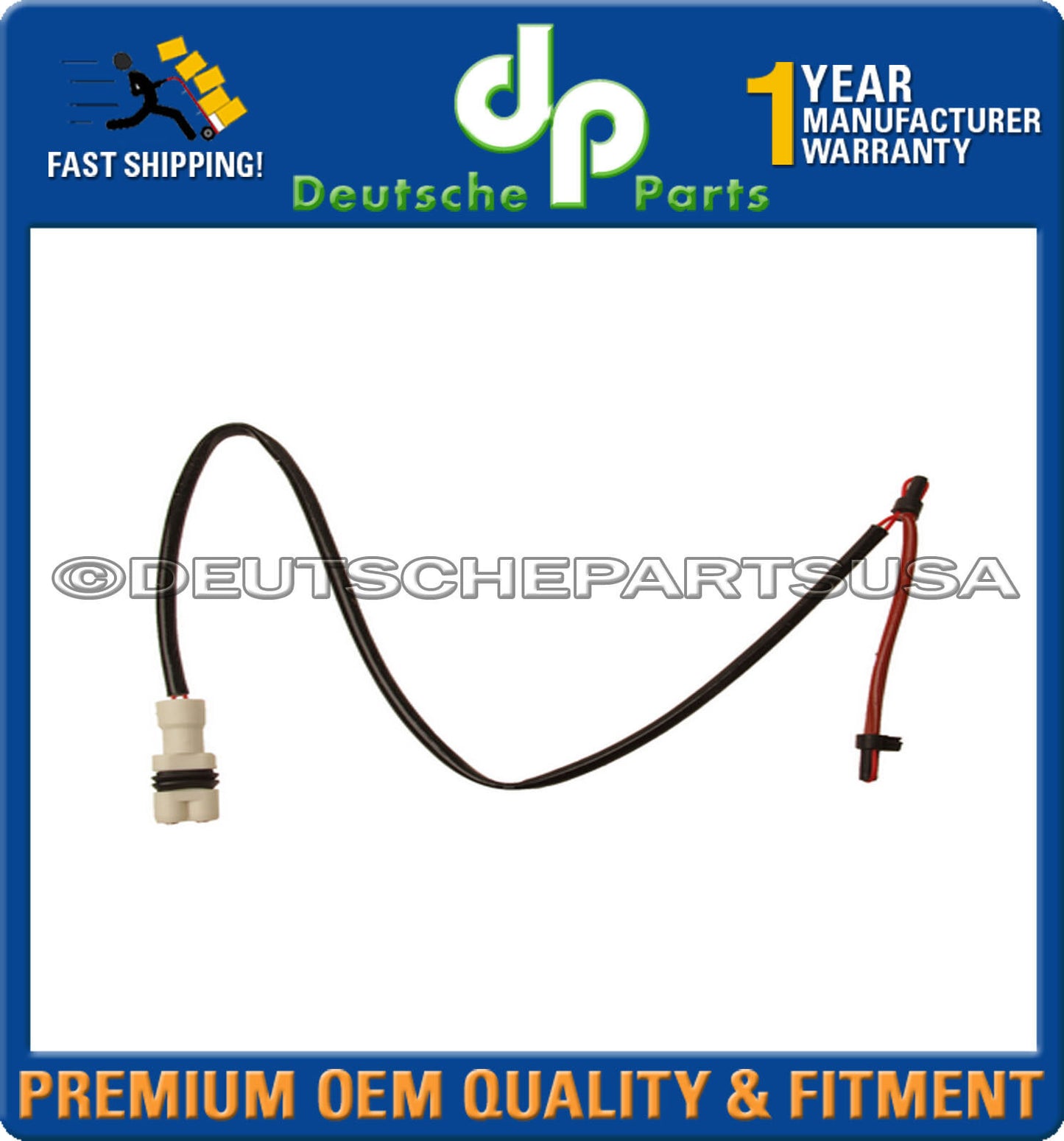 Porsche 911 Carrera 4 Targa 4S Front LH & RH Brake Pad Sensor 99761268000 Set-2