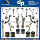 UPPER + LOWER CONTROL ARMS BALL JOINTS TOE LINK JAGUAR XK XKR SUSPENSION KIT 22