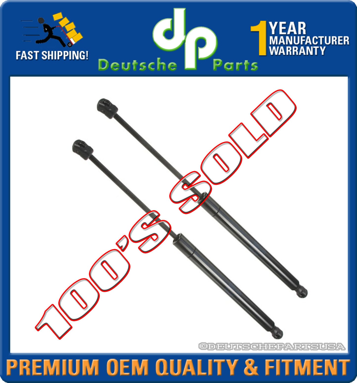 Audi AllRoad Hatch Lift Support Strut Struts 4B9 827 552N 4B9827552N L+R SET 2