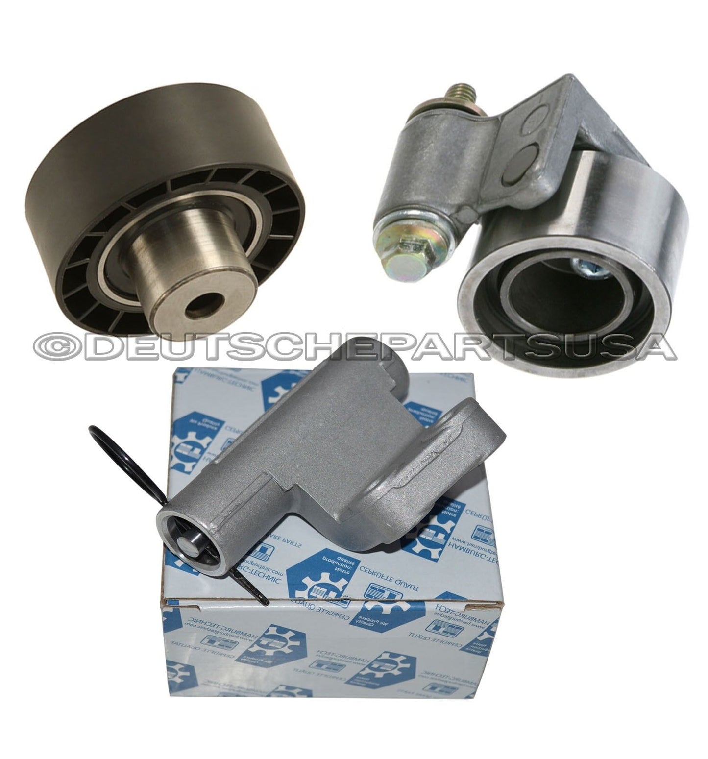 HYDRAULIC TIMING BELT TENSIONER + PULLEY KIT for LAND ROVER FREELANDER V6 SET 3