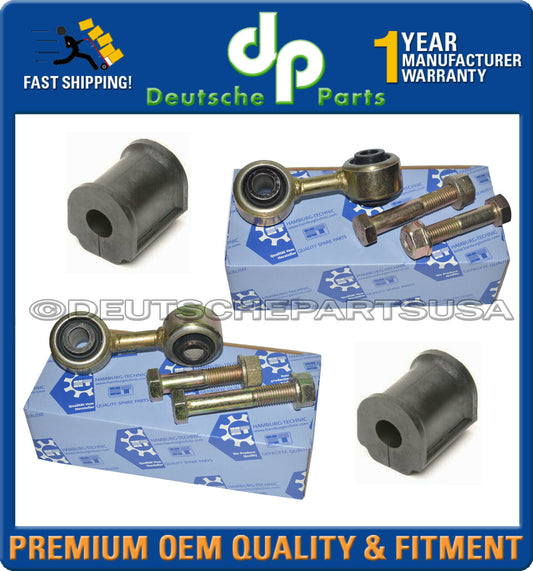 Porsche 911 930 Carrera REAR SWAY BAR Stabilizer Drop Link Links Bushing SET 4