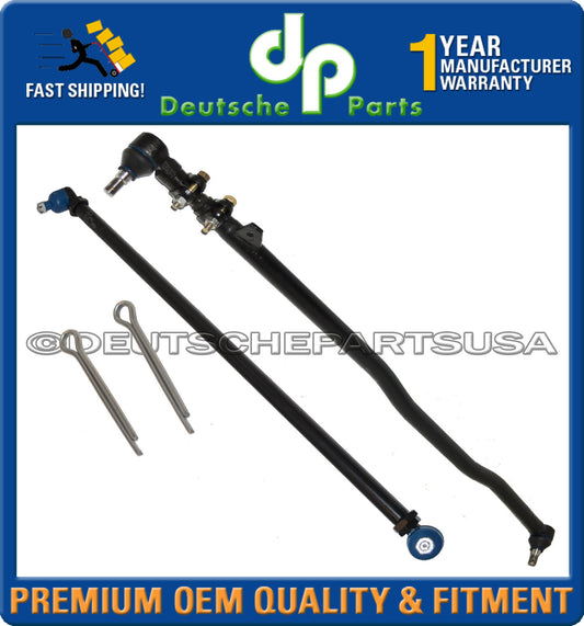 MERCEDES W463 G500 G550 DRAG LINK TIE ROD ASSEMBLY 4634631115 +  4633300703 SET
