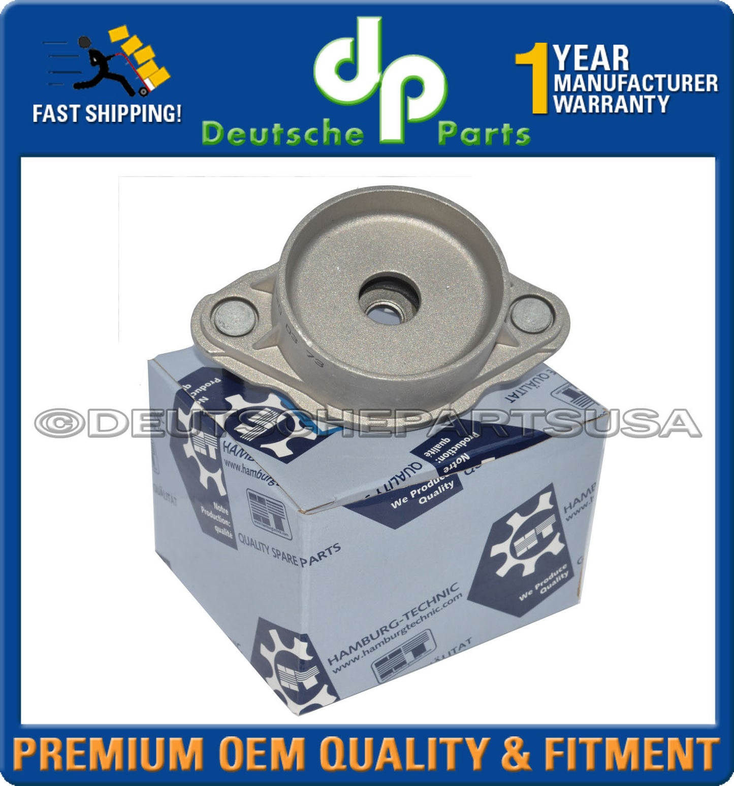 MERCEDES W204 Rear Suspension Strut Mount LH + RH 204 320 03 73 2043200373 Set 2