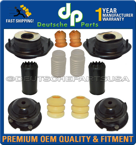 Porsche 911 964 Front Rear Upper Shock Strut Flange TOP Mounts Bearing SET 12