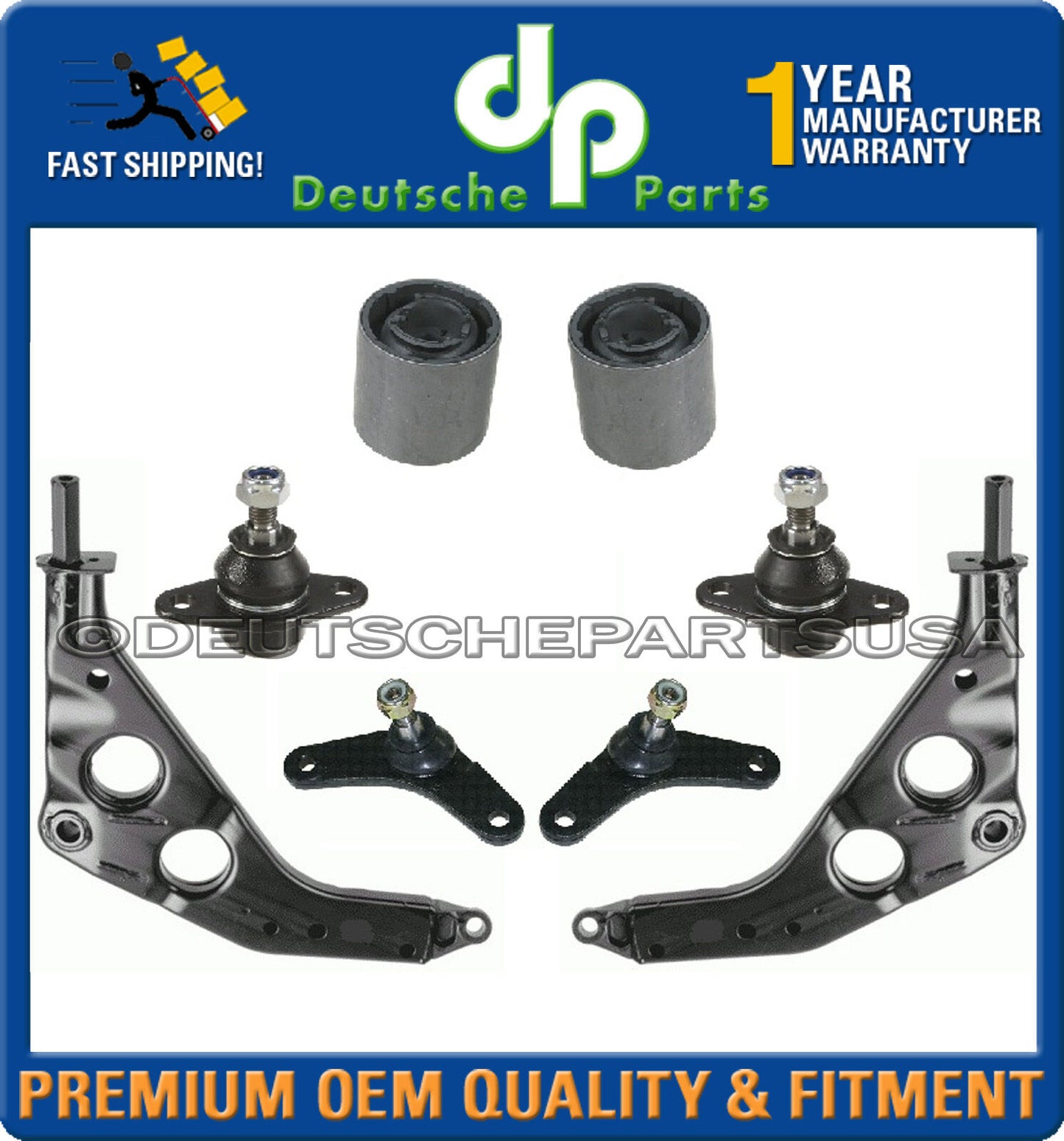 MINI COOPER CONTROL ARMS + INNER + OUTER BALL JOINTS BUSHINGS SUSPENSION KIT 8