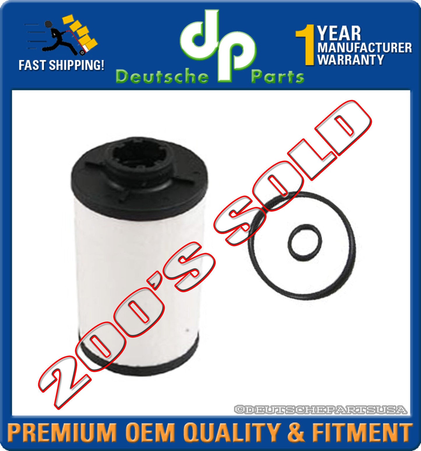 VW Audi 02E 398 051 Automatic DSG transmission filter kit Dual Clutch 02E398051