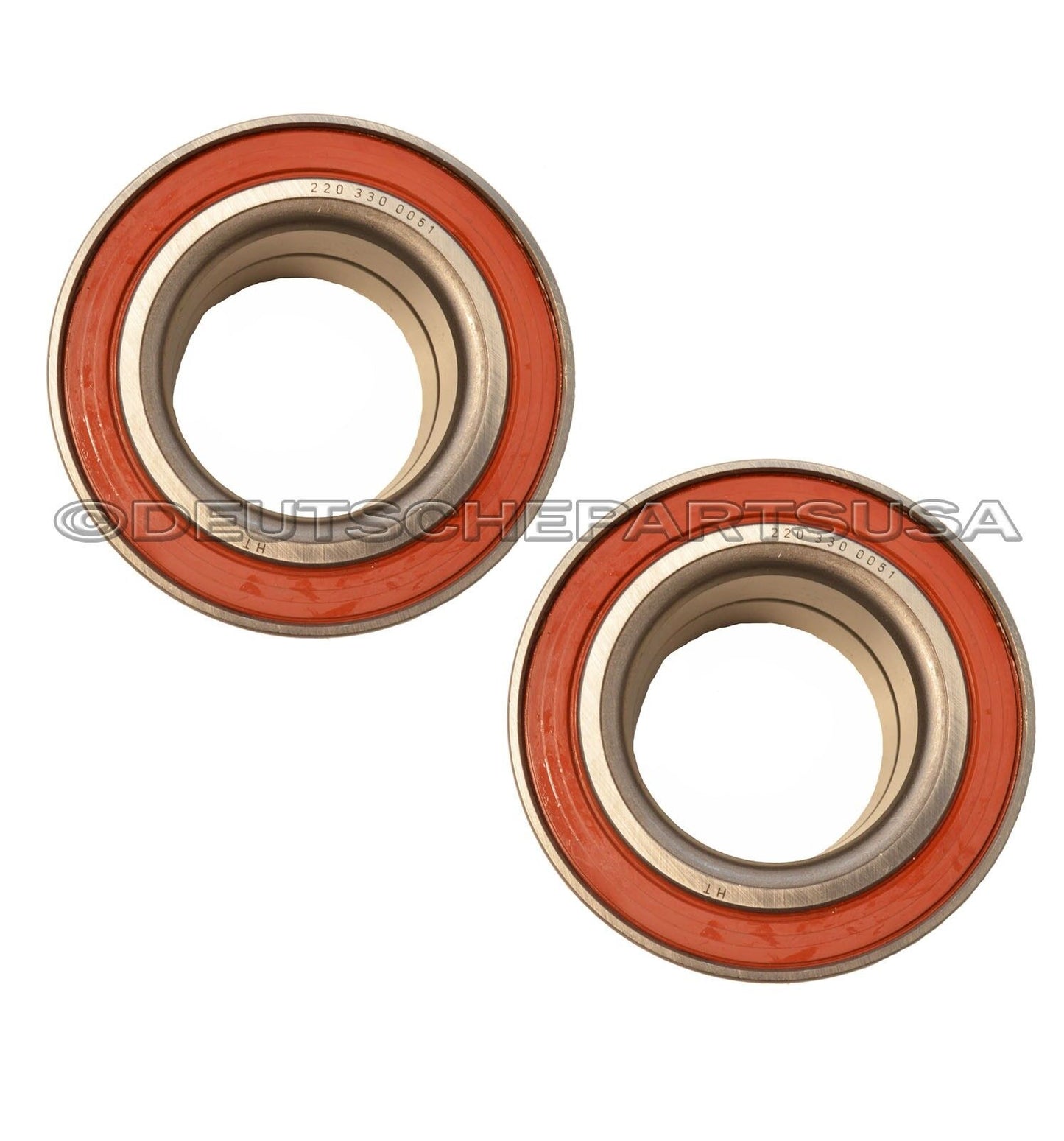MERCEDES W220 W211 4MATIC FRONT LEFT + RIGHT WHEEL BEARING 2203300051 SET 2