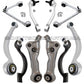 UPPER + LOWER CONTROL ARMS BALL JOINTS Tie Rods for JAGUAR XJ8 XJR CHASSIS KIT