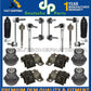 Mercedes W164 STEERING Tie Rods SWAY BAR LINKS + Rack Mount Bushing Boot Kit 18