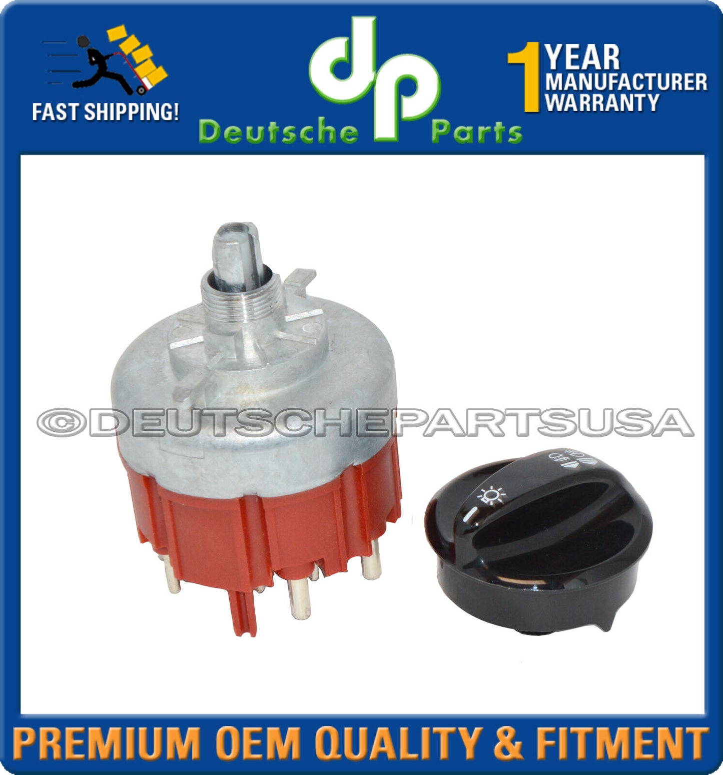 Headlight LAMP Switch + ROTARY KNOB 99661353500 for Porsche 911 996 986 Boxster