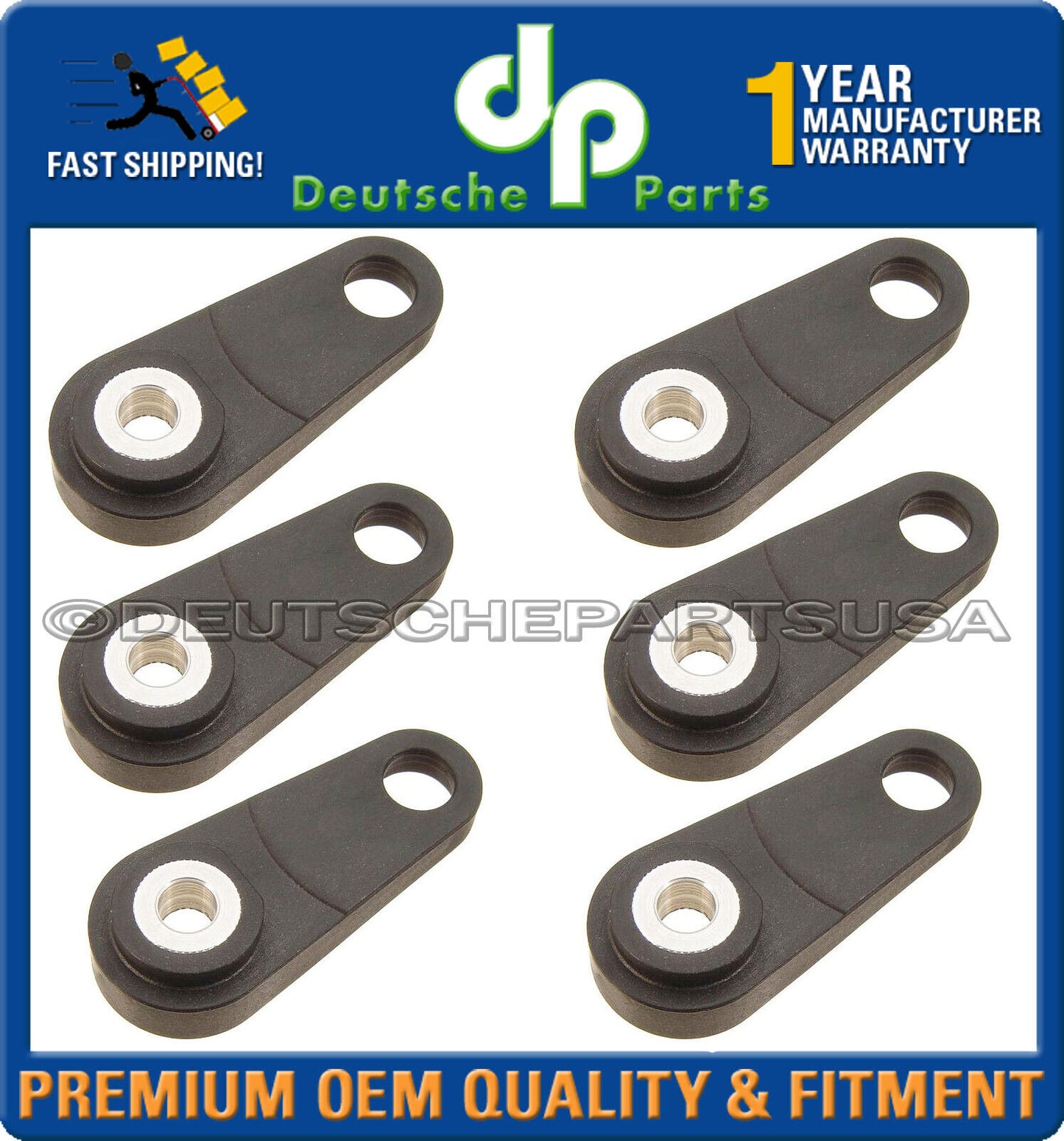 Porsche 928 Retainer For Cylinder Head Plug 928 105 205 00 Set of 6