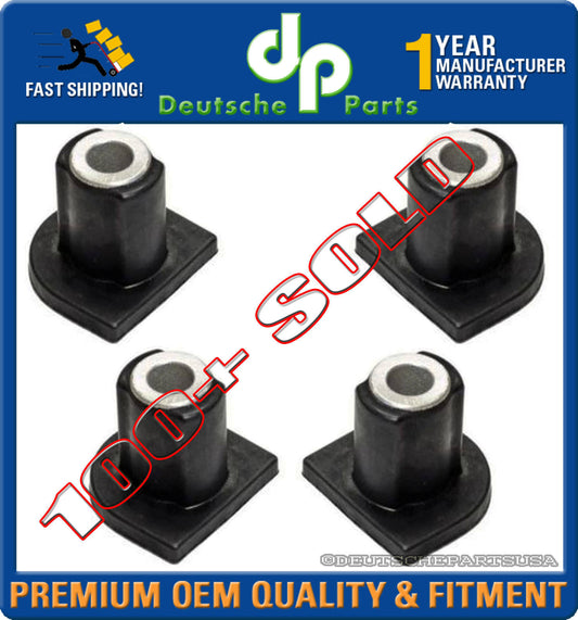 Mercedes W163 ML320 ML500 Steering Rack & Pinion Mount Bushing 1634630066 Set 4