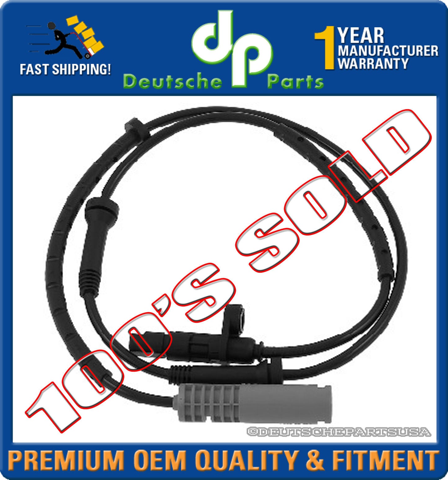 REAR AXLE LEFT OR  RIGHT WHEEL ABS SPEED SENSOR SENSORS for BMW E39 34526756377