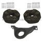 MERCEDES W210 W211 W220 DRIVESHAFT FLEX JOINT FRONT REAR DRIVESHAFT SUPPORT SET