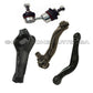 Jaguar X-Type REAR UPPER + LOWER CONTROL ARM + Bushing + Sway Bar Link Kit LEFT