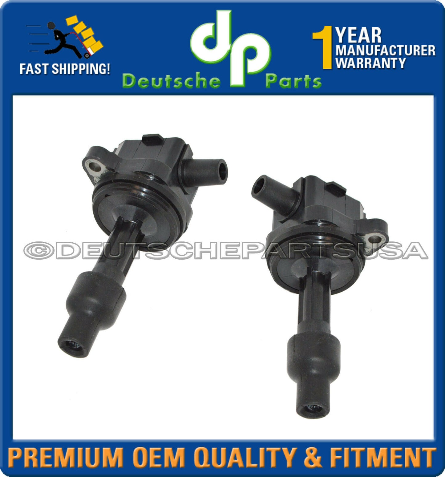 For Volvo S40 V40 Direct Ignition Coil 1275602 Set of 4