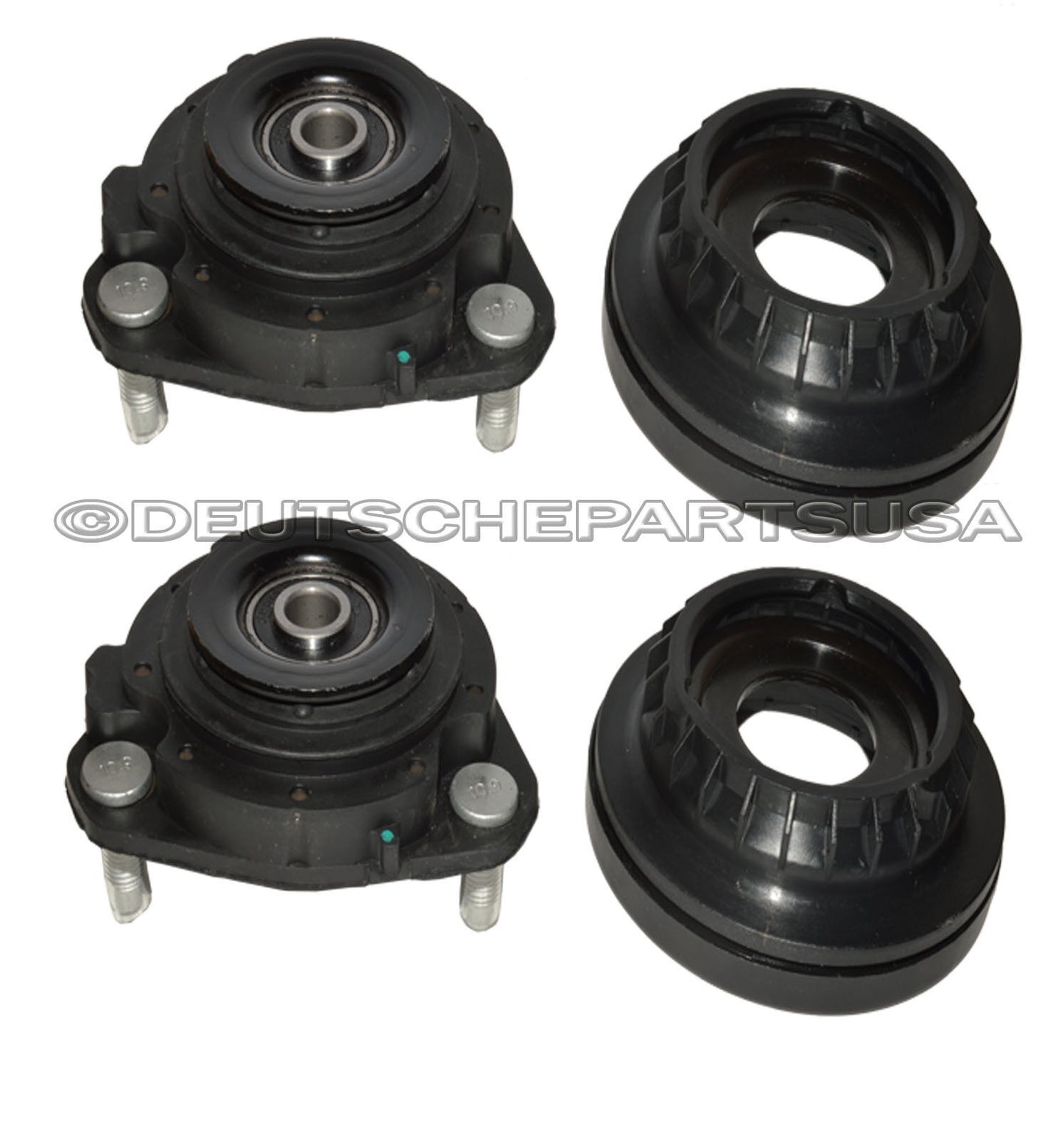 FRONT SUSPENSION STRUT MOUNT + BEARING + BUMP STOP BUMPER fr JAGUAR X-TYPE SET 6