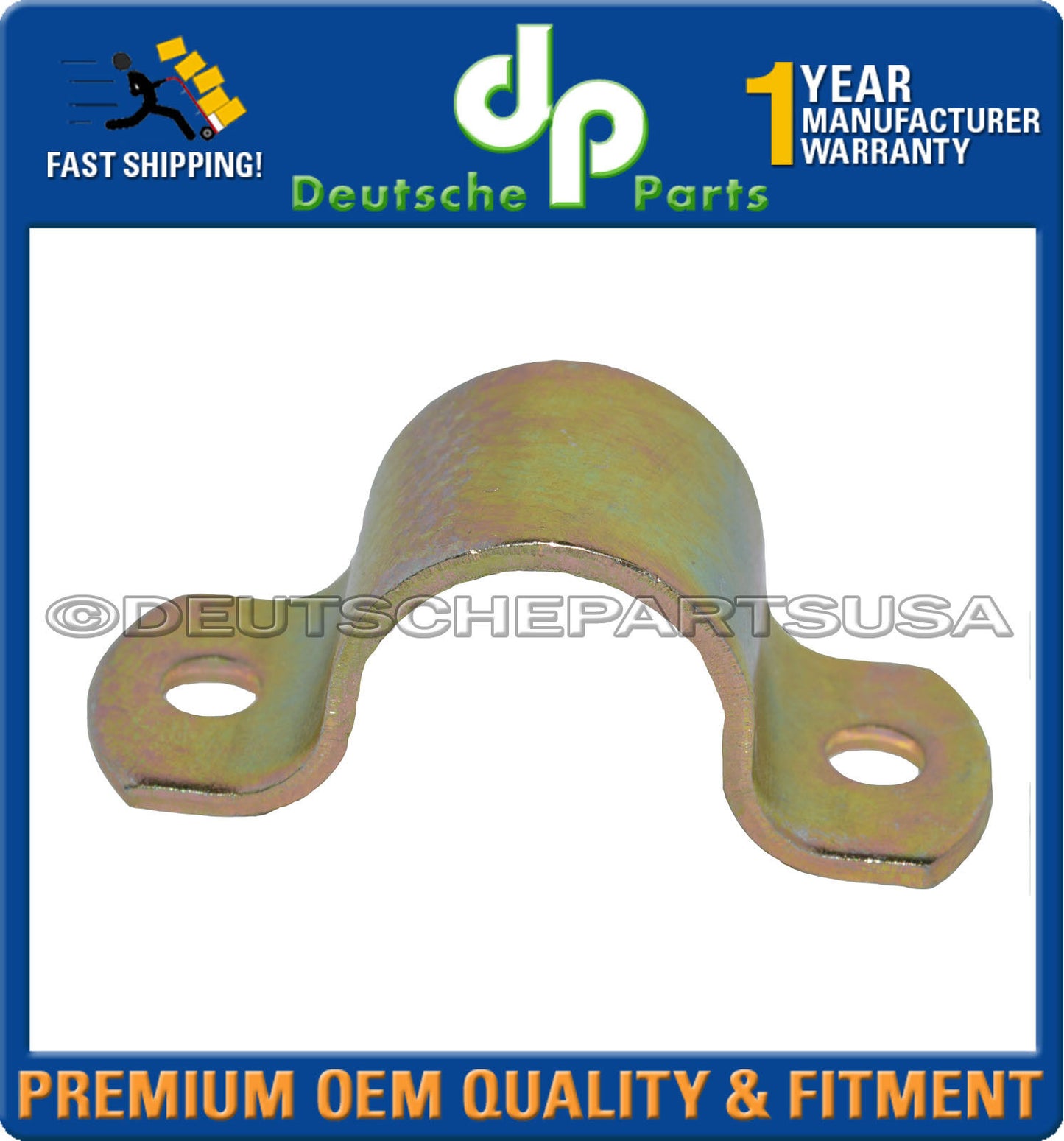 Porsche 911 Rear Sway Bar Bracket + Retaining Bracket 91150118000GRV L  / R Set2