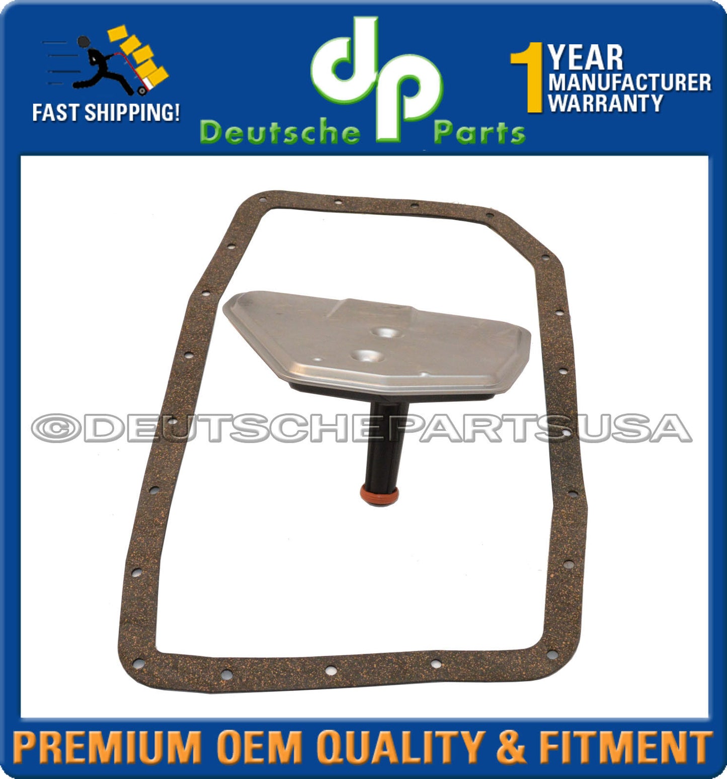 BMW E53 X5 X6 Auto Transmission Filter Kit w/ Pan Seal 4.4L & 4.8L 24117543550