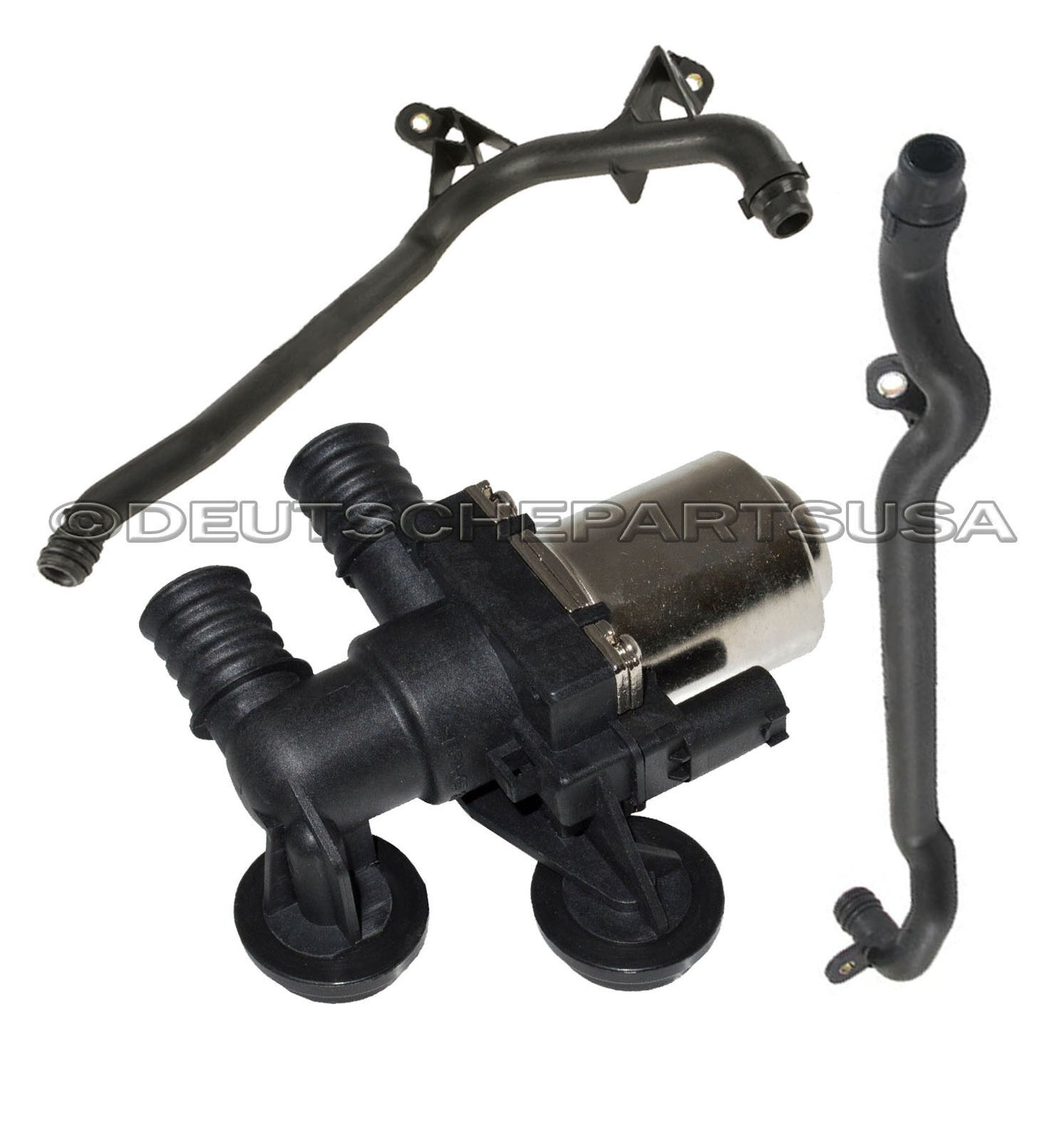 HVAC HEATER CONTROL VALVE SOLENOID + WATER ENGINE INLET COOLANT PIPE E46 Xi - 3